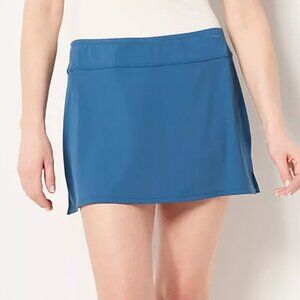 NWT Jantzen Side Slit Swim Overskirt/Bikini Cover-Up Rockin' Moroccan Blue $44